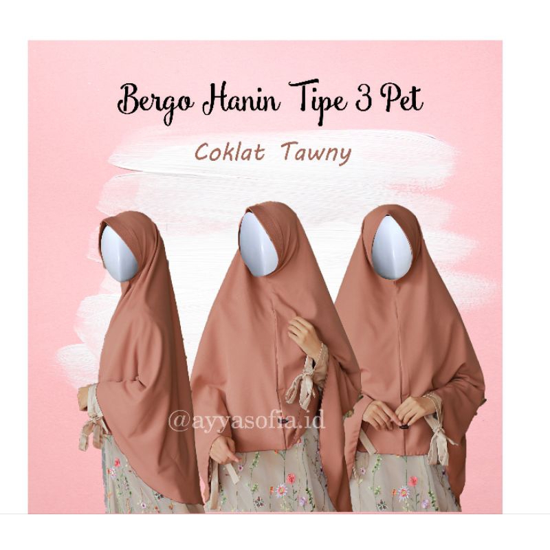 Bergo hanin tipe 3 Pet