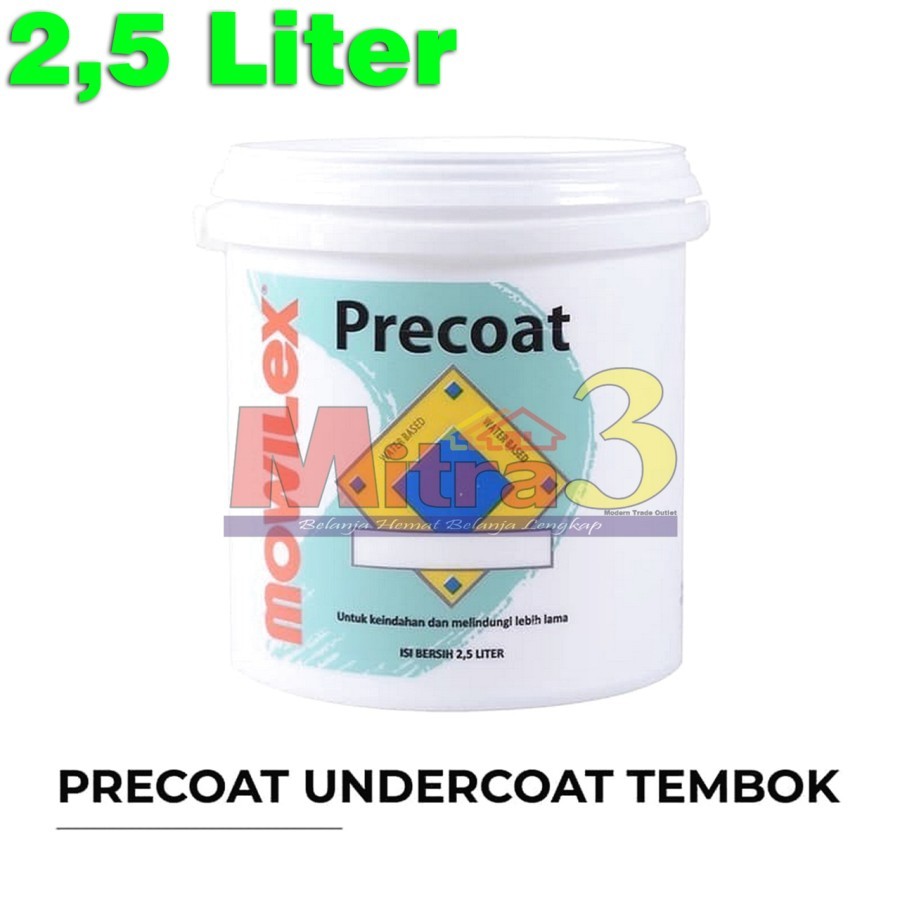 Cat Dasar Mowilex PRECOAT Undercoat Tembok Interior Tahan Alkali 2,5 L