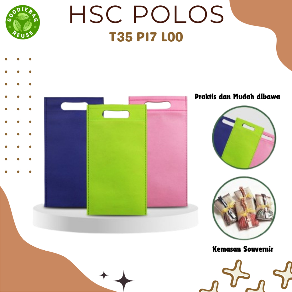 

Tas seminar / tas spubond /godie bag polos flat murah (35x17)