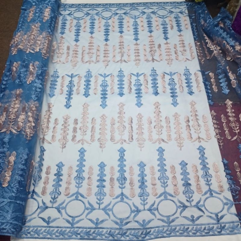 COD Kain tulle sapto garden terbaru/Kain kebaya sapto/Kain brukat tille murah/Kain wedding sapto