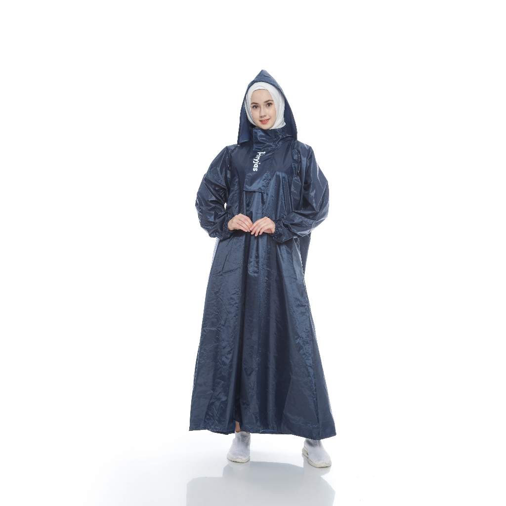 JAS HUJAN GAMIS muslimah dewasa / jas hujan cewe blus / jas hujan simple blus perempuan?Jas hujan ga