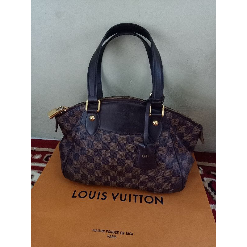 Preloved LV Evora Damier PM 2010 Initial Hot Stamp (GU) #SOLD by WA#