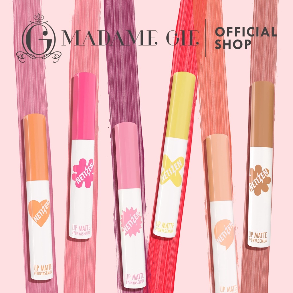 Madam Gie Lip Matte Netizen / +62 Lip Matte / Lip Cream / Lipstick