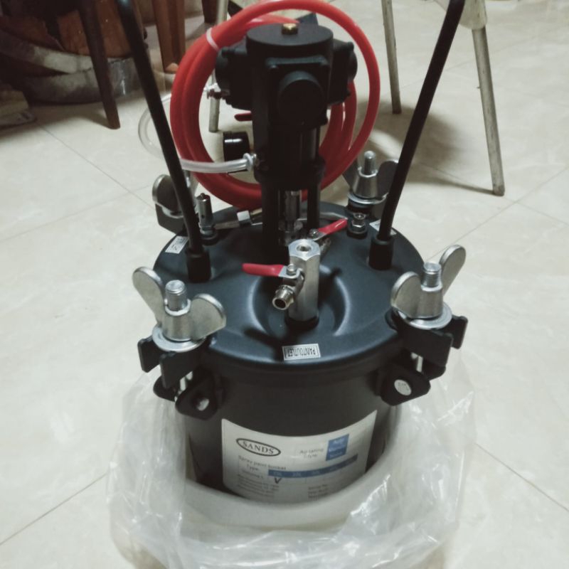 sands mesin mixer cat paint tank ( 10 L ) r.tehnik