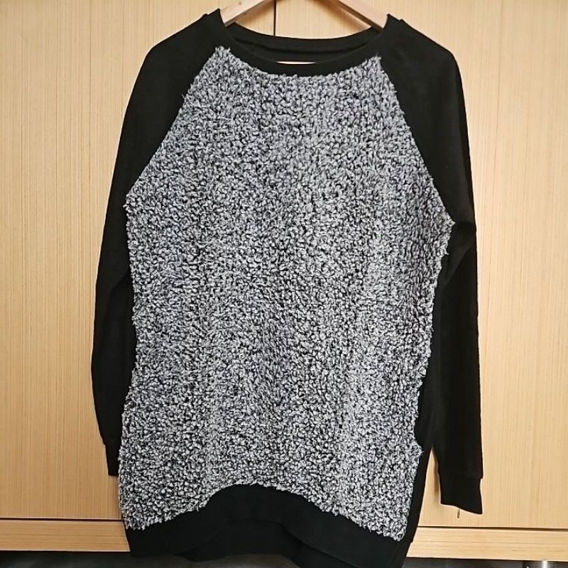 Sweater Bulu Korea Hitam Allsize