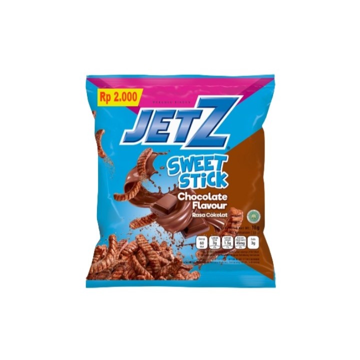 

Snack JetZ Sweet Stick Chocolate 18 gr 1 Renceng