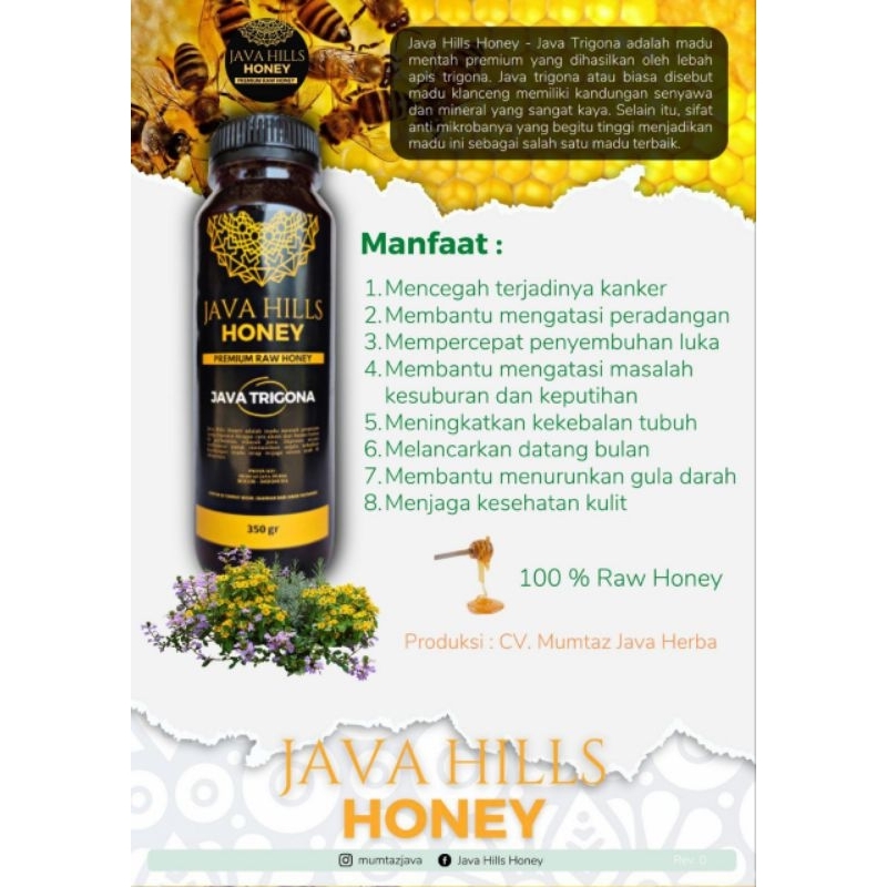 

Madu java trigona java hills honey