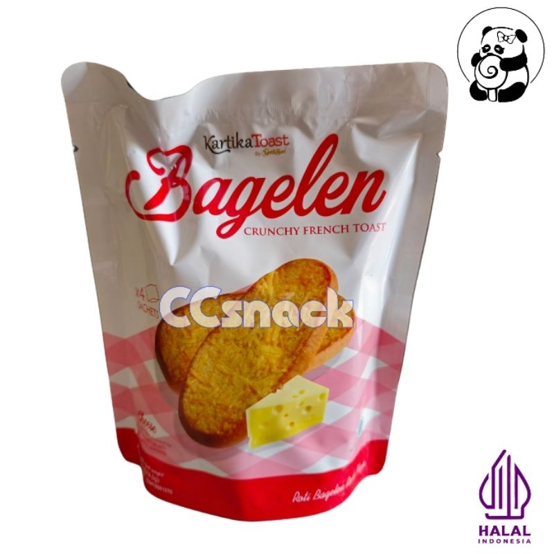 

KARTIKA TOAST BAGELEN CHEESE PAK ISI 10