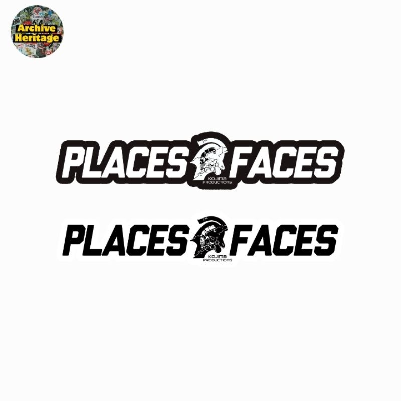 

sticker Places+Faces Kojima production logo collaboration clothing streetwear video games stiker