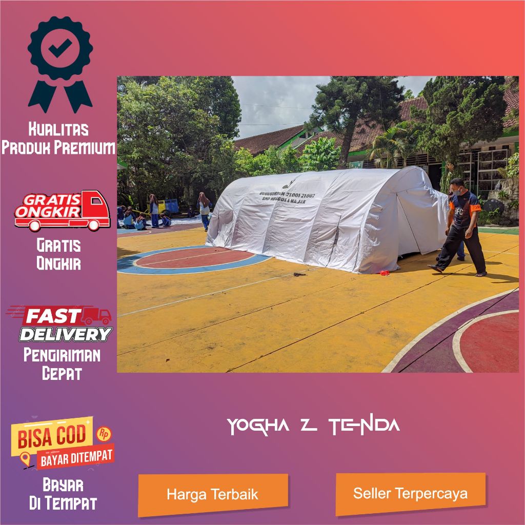 TENDA ROFI LORONG 3X6 fulset