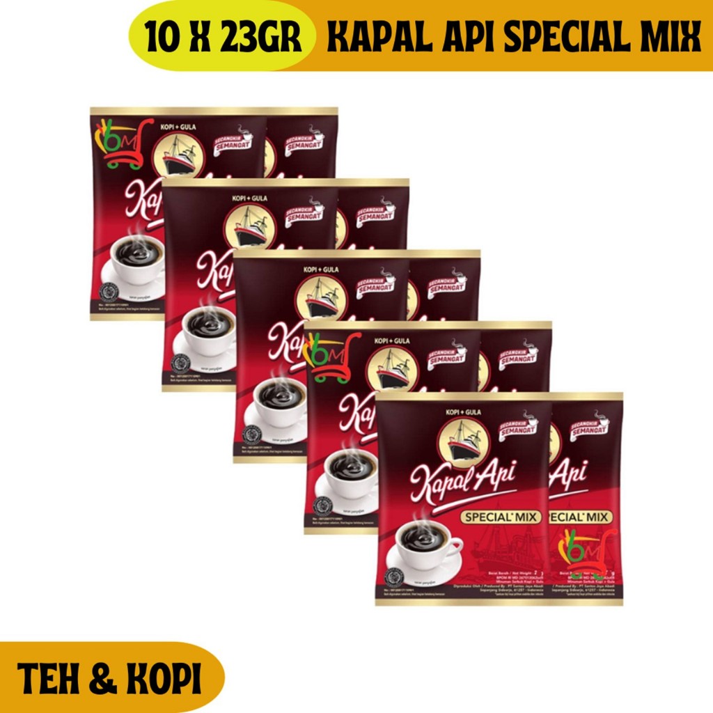 

Kapal Api Special Mix Kopi Gula Kemasan Renceng