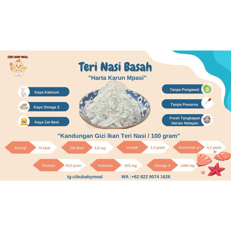 

Teri Nasi Basah (Grade A)