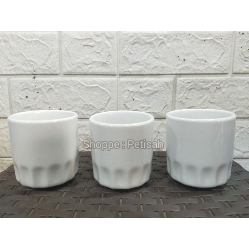 Cangkir Keramik Chinese Tea 120ml / Mug Keramik Kecil / Mug Teh / Mug Keramik  Putih / Cangkir Ocha 