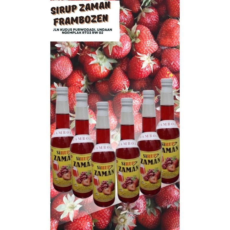 

Sirup Zaman Varian Frambozen