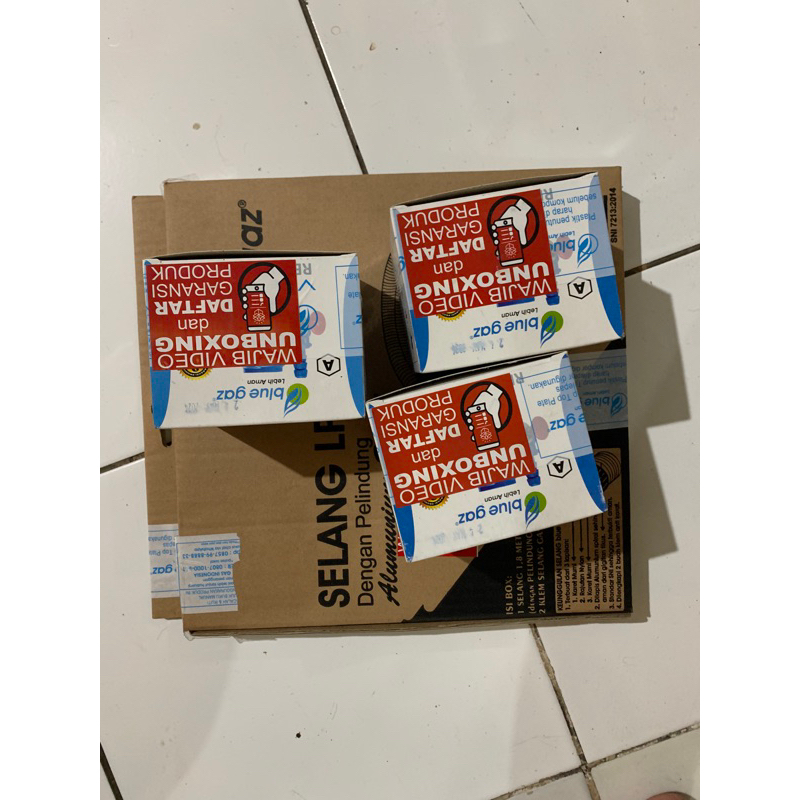 Regulator Blue gas dan Selang Blue gaz