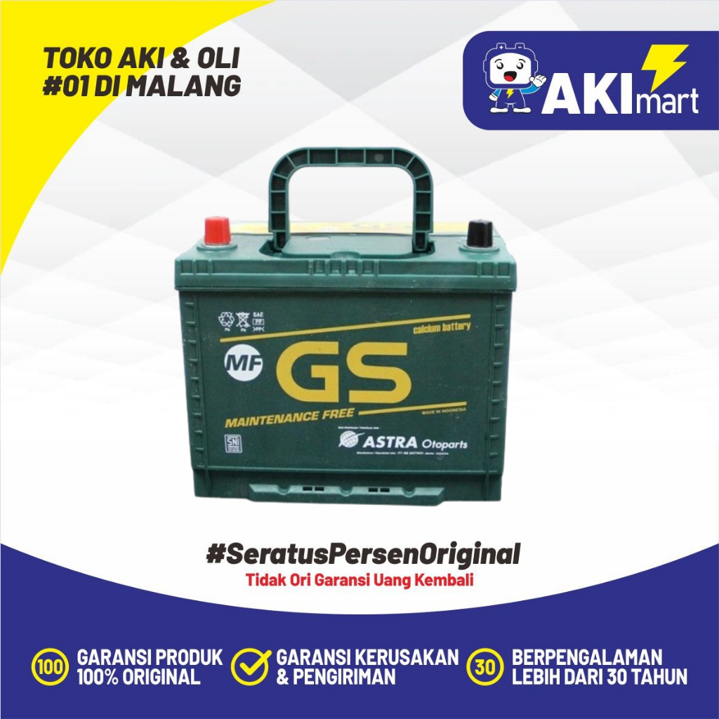 GS Astra MF 55D23L Aki Mobil
