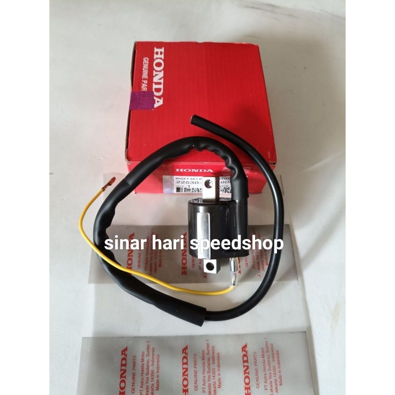 COIL KOIL PENYALAAN SET (KYZ) HONDA ORIGINAL SUPRA X 125 HELM IN+SUPRA X 125 FI INJEKSI