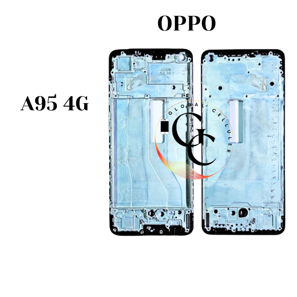 Frame Lcd Oppo A95 4G Original (Tulang Tengah Dudukan Lcd)