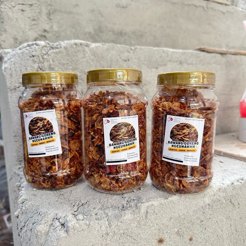 

bawang goreng dapat 3 toples