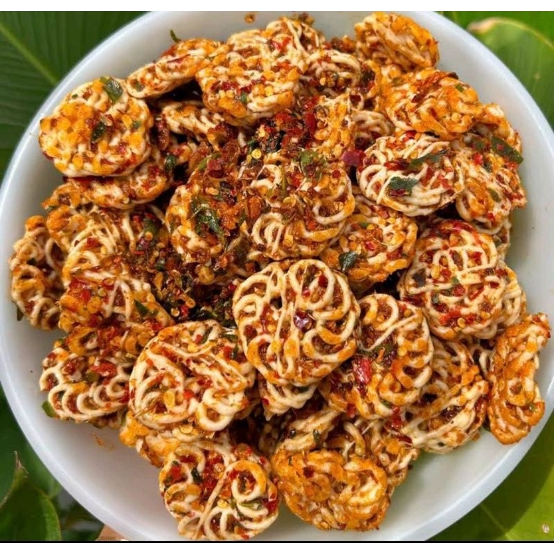 

krupuk udang pedas daun jeruk