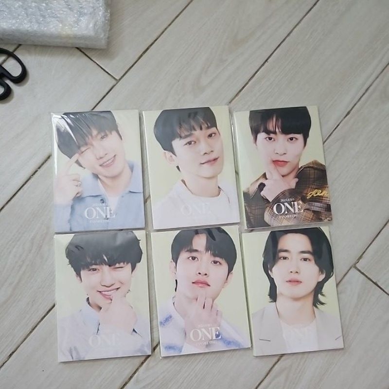 EXO One postcard book set no pc fanmeeting fm fanmeet anniversary merch md official xiumin suho baek