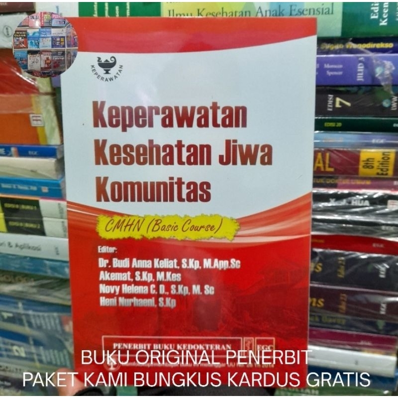 Buku Original HVS Keperawatan Kesehatan Jiwa Komunitas CMHN Basic Course - Budi Anna Keliat