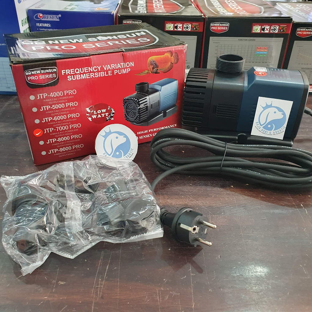 SUNSUN JTP 7000 POMPA AIR PUMP KOLAM AQUARIUM IKAN MESIN