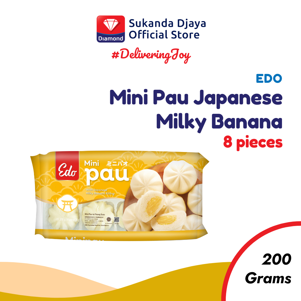 Edo Mini Pau Japanese Milky Banana 200 Gr