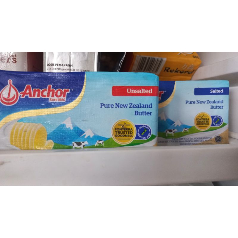 

ANCHOR butter salted/unsalted 227g