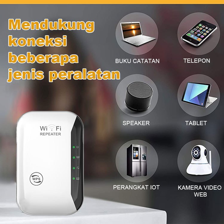HW Wifi Repeater wifi 300Mbps Penguat wifi Access Point Penguat Sinyal Nirkabel Amplifier Penguat Si
