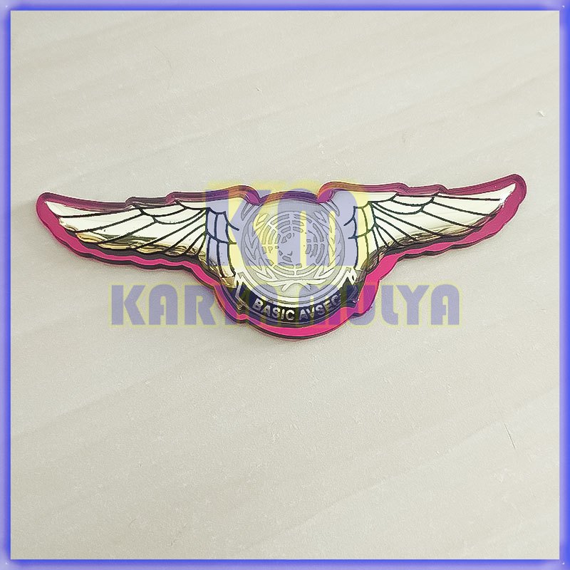 Pin Security Penerbangan Pin Wing Basic Avsec Mika Magnet Fiber - Karya Mulya