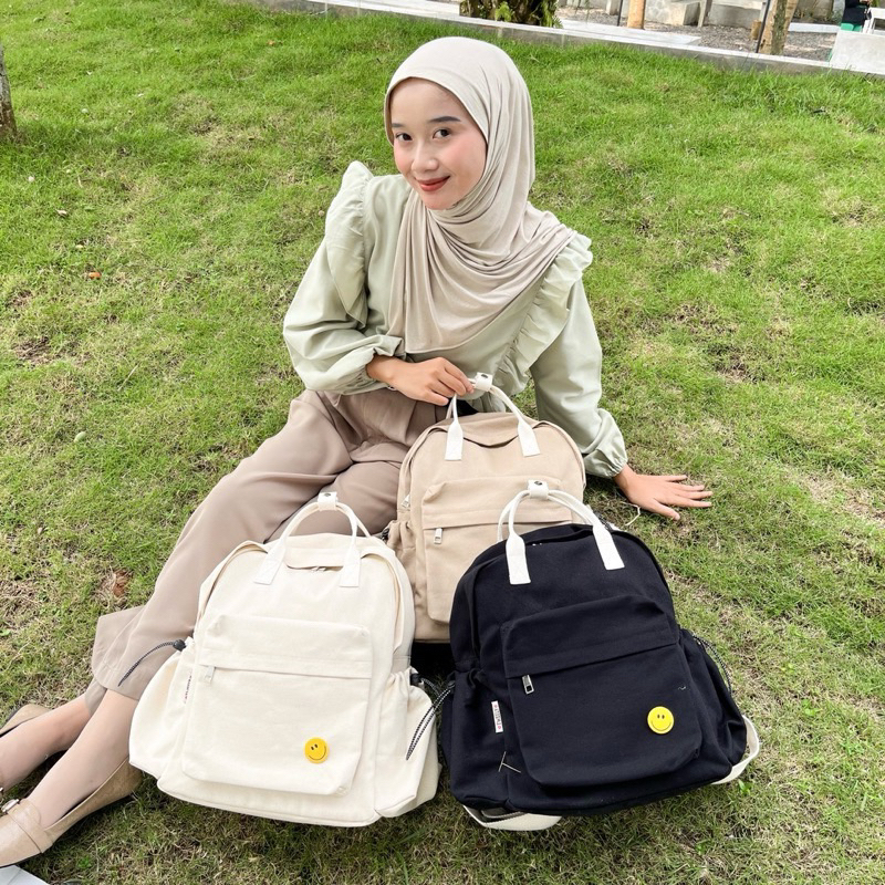[COD] READY STOCK_LUMY BACKPACK_RANSEL WANITA_TAS SEKOLAH_TAS HANGOUT_TAS KULIAH_tweely_Tweely