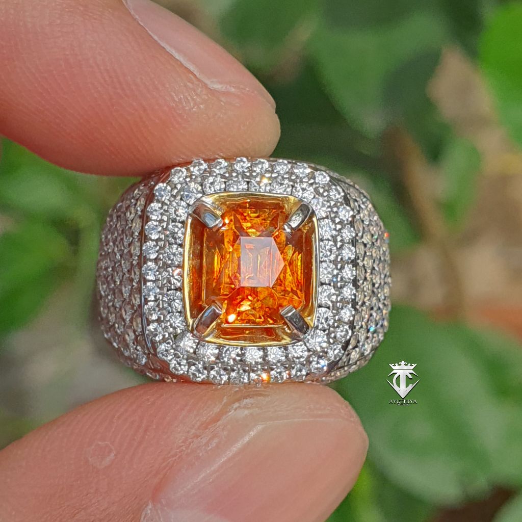 Batu Permata Natural HQ Sphalerite Spanyol 3.58 Ct NTE GRI Lab Memo