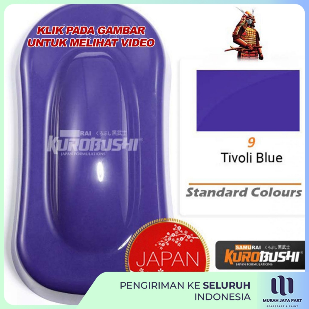 TIVOLI BIRU 9 TIVOLI BLUE STANDARD SAMURAI PAINT