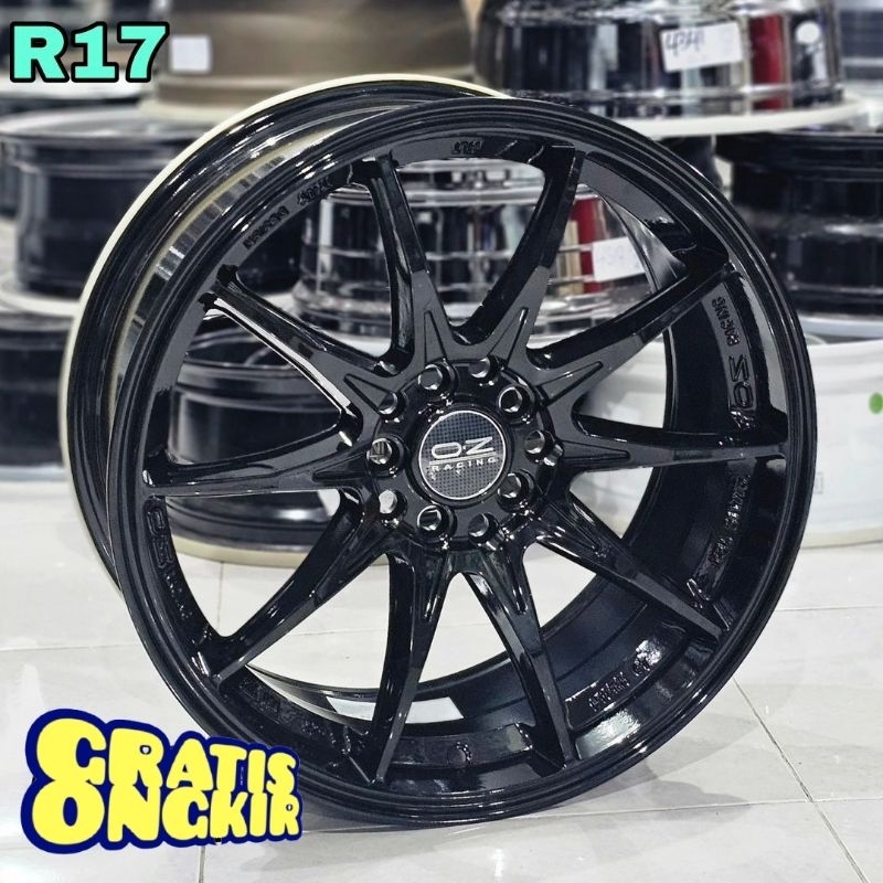 velg racing mobil r17 OZ HYPER GT PCD 5X100 - 5X114,3 velg mobil racing ring 17 velg mobil all New A
