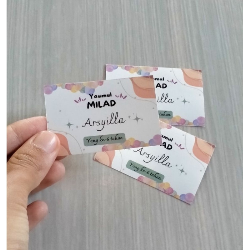 

Cetak stiker vynil A4