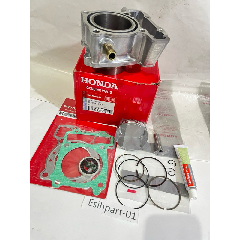 Blok seher komplit isi piston kit K15 honda CBR lama