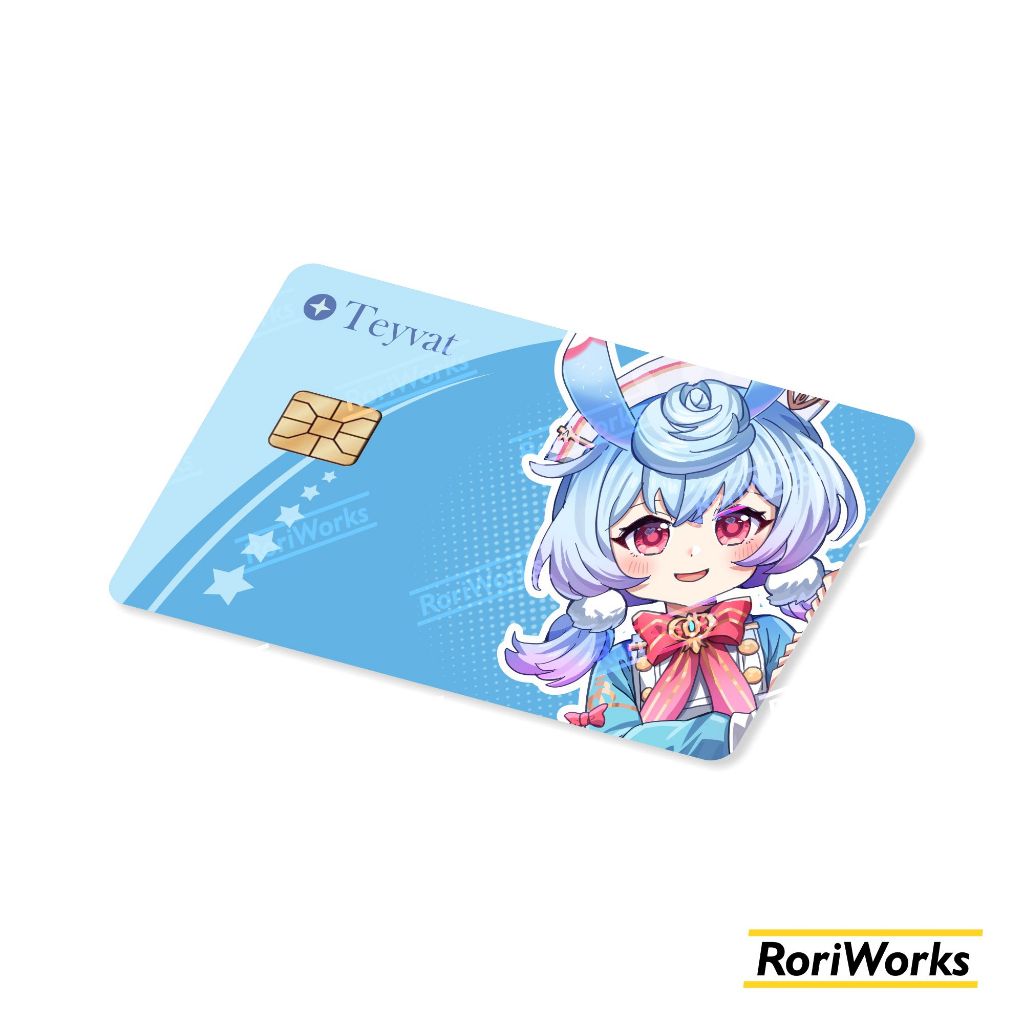 

Stiker Kartu - Sigewinne | Genshin Impact | Garskin Debit Kredit Emoney Flazz