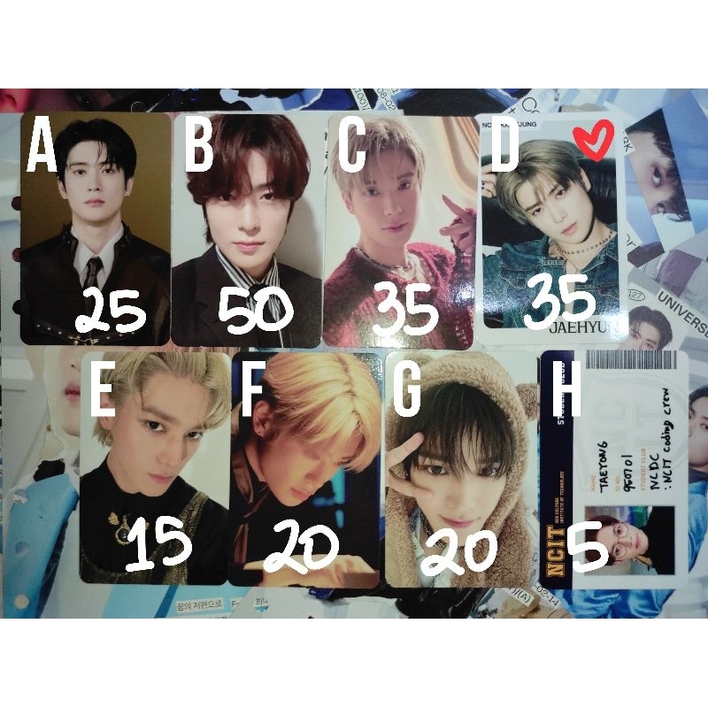 [ clearance sale | SIAP KIRIM ] wts pc nxt 127 jaehyun taeyong djj perfume jaehyun denim steampunk