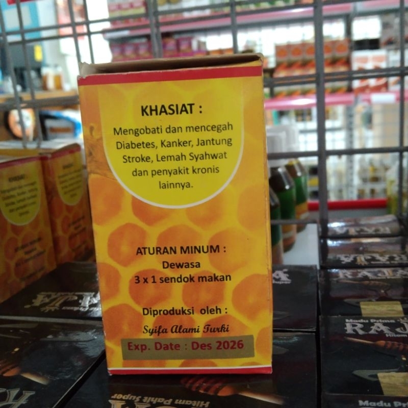 

Madu hitam turky