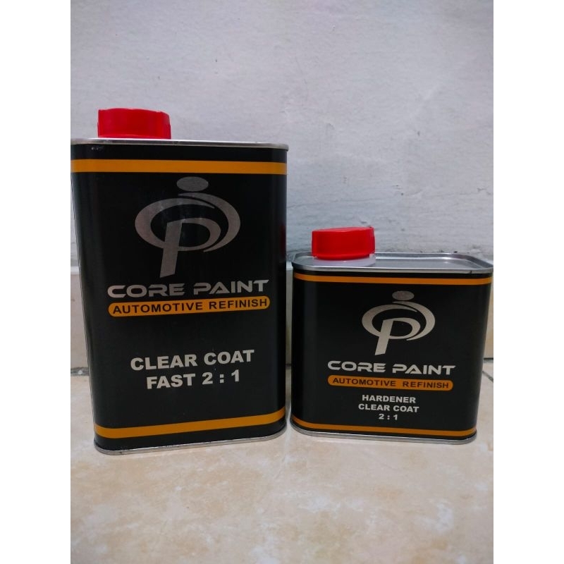 Clear core paint fast 2:1 clear coat 1ltr