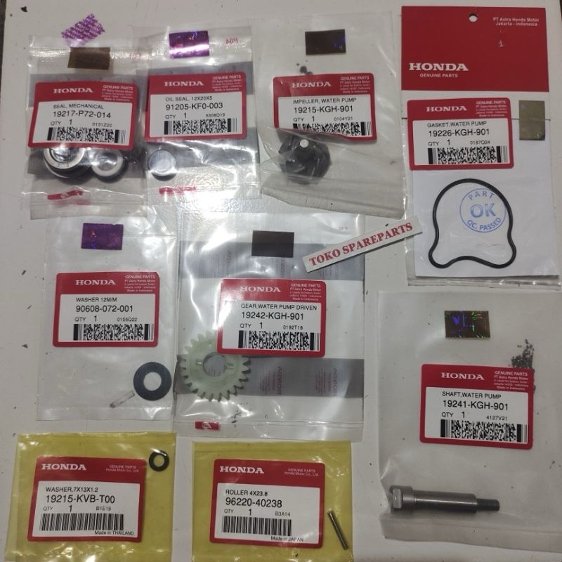 As water pump komplit CB150 old CB150R old CS1 CB 150 CS one original 9 kemasan