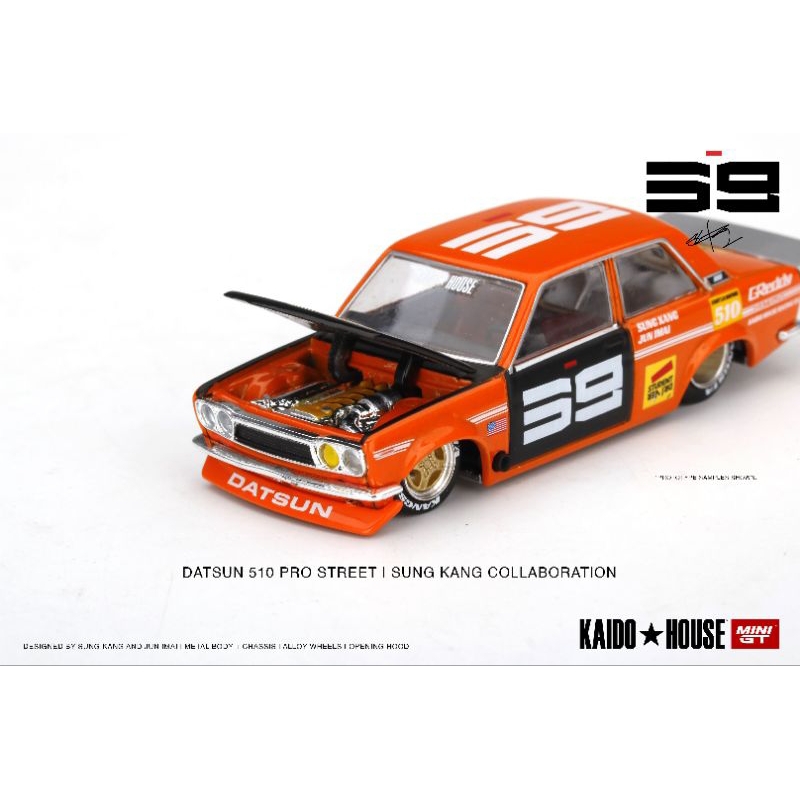 KHMG004 Datsun 510 Pro Street SK510 Orange