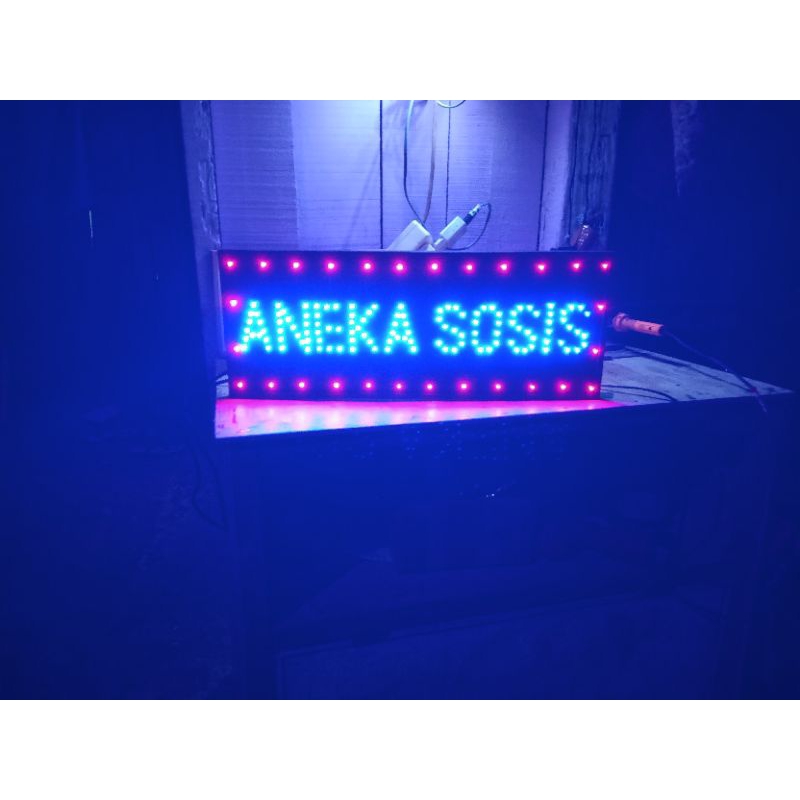 LED sign aneka sosis