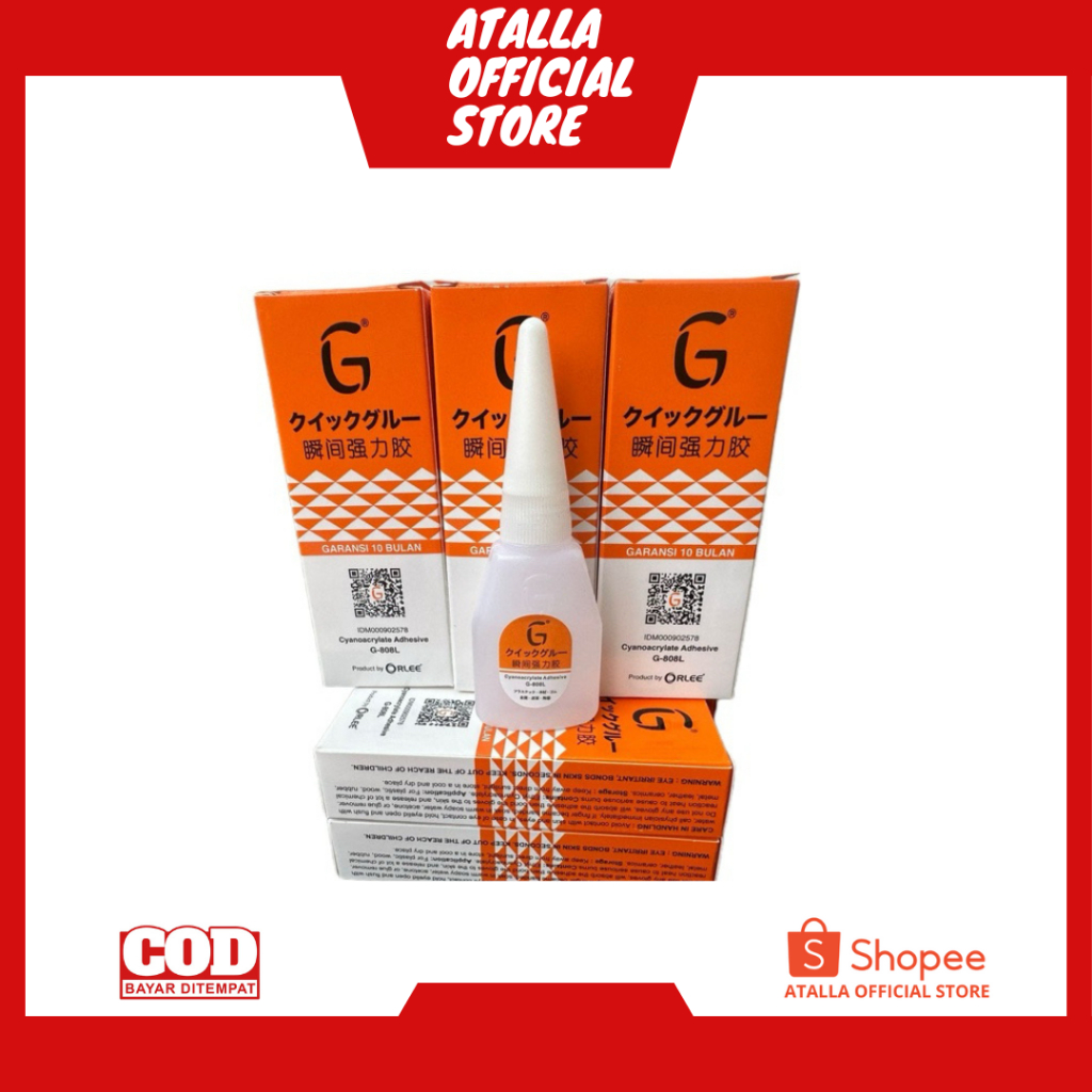 

Lem G Korea Ori Super Glue Cair Lem Setan Barcode Original 100%