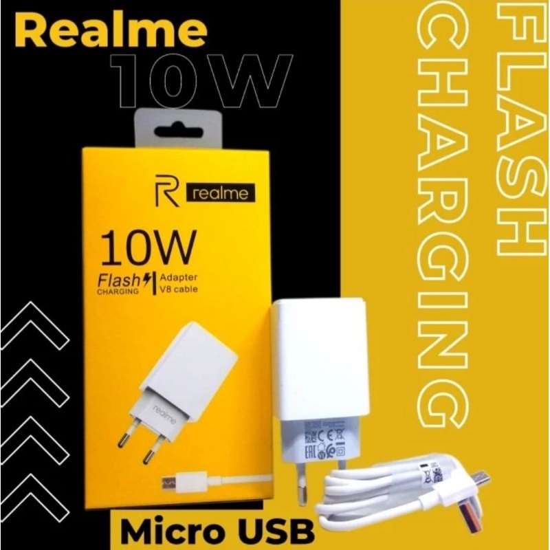 CHARGER REALME ORIGINAL FAST CHARGING 100% C1 C2 C3 C11 C12 C15 C20 C21 C21Y C25Y C30 C31 U1 Realme 