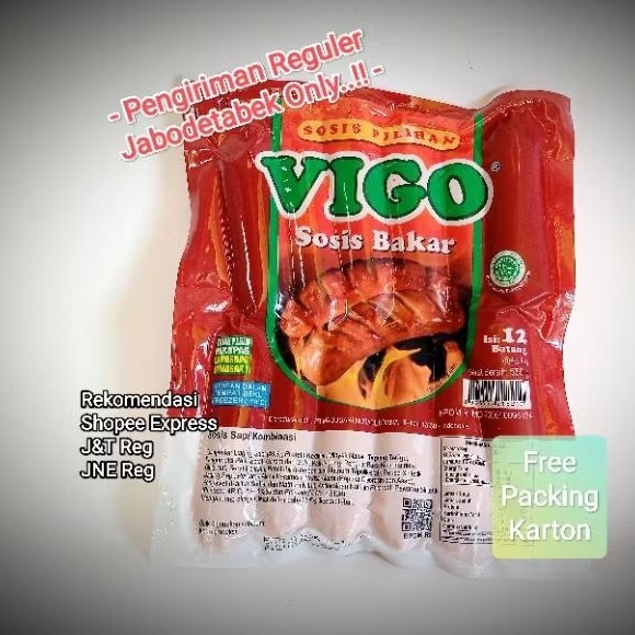 

Sosis Sapi Bakar Vigo Isi 12 pcs