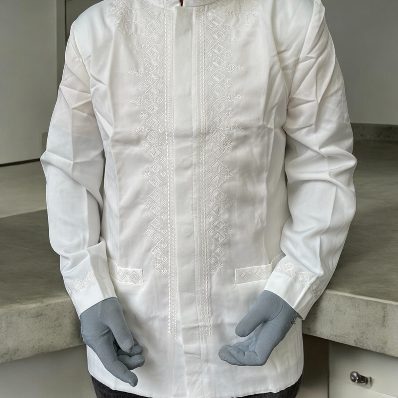 jasko Salafy putih tulang jas koko putih BW Salafy bordir tanah panjang jasko premium