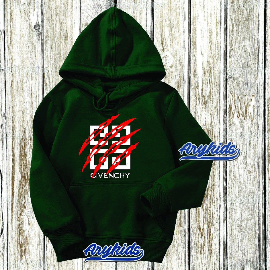 SWEATER HOODIE ANAK MOTIF GIVENCHY UNTUK UMUR 2-12 TAHUN