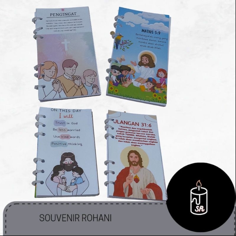

Buku Notebook Catatan Cover Ayat Alkitab ±100 Lembar pre order 4hari
